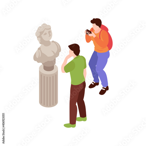 Museum Isometric Illustration