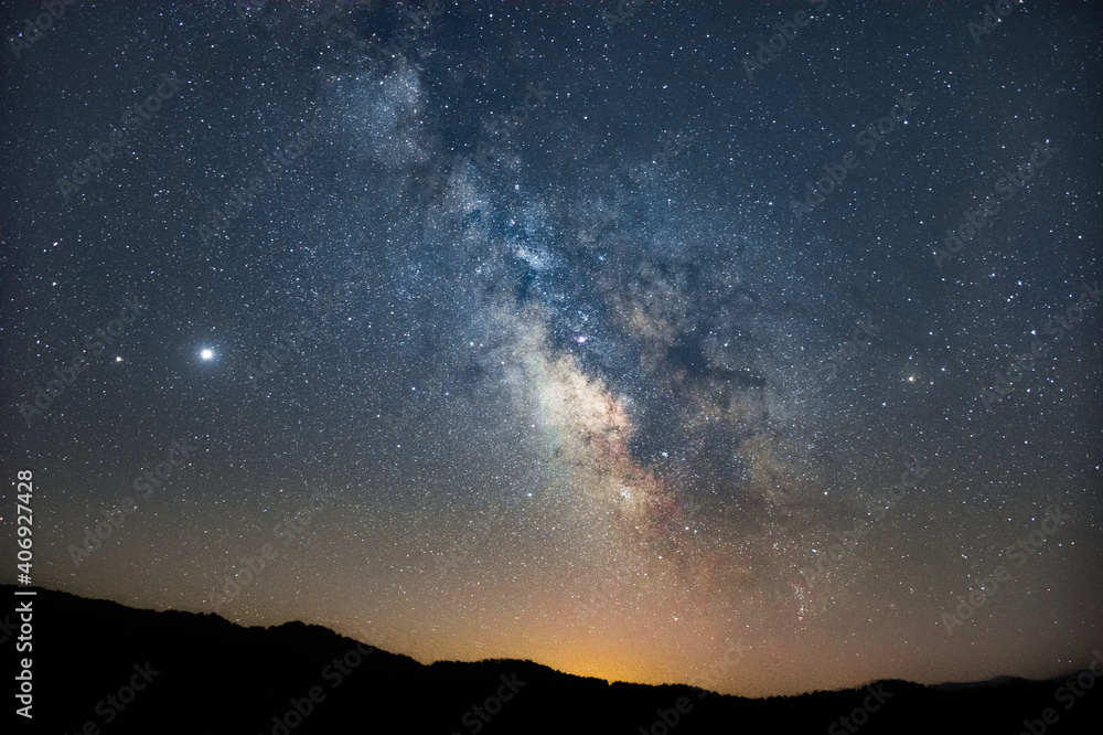 Naklejka premium Milky Way Galaxy
