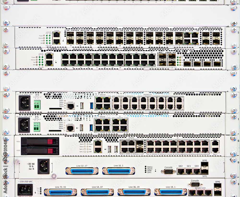 Network switches and digital PBX