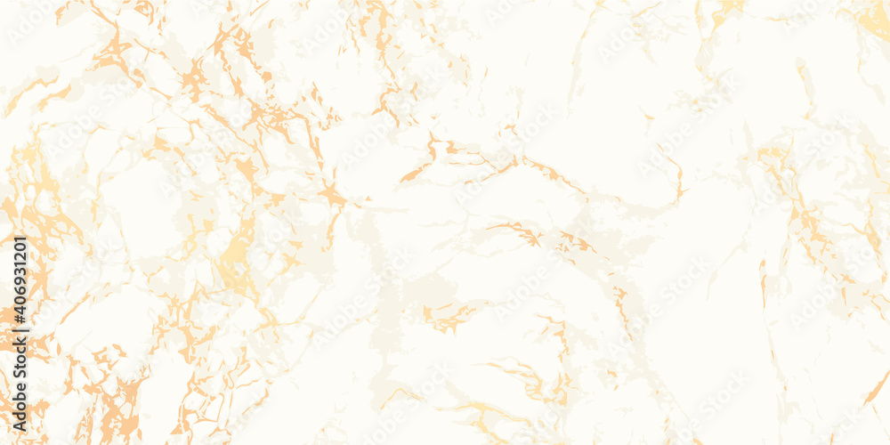 Marble with golden texture background. Vector illustration