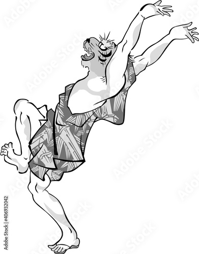 浮世絵　虎男　その3