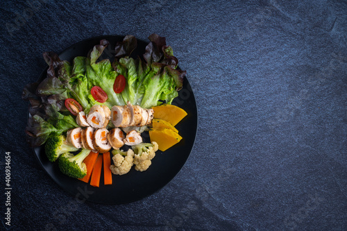 Healthy food with complete ...