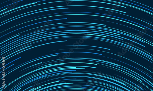 abstract blue background with lines in circle