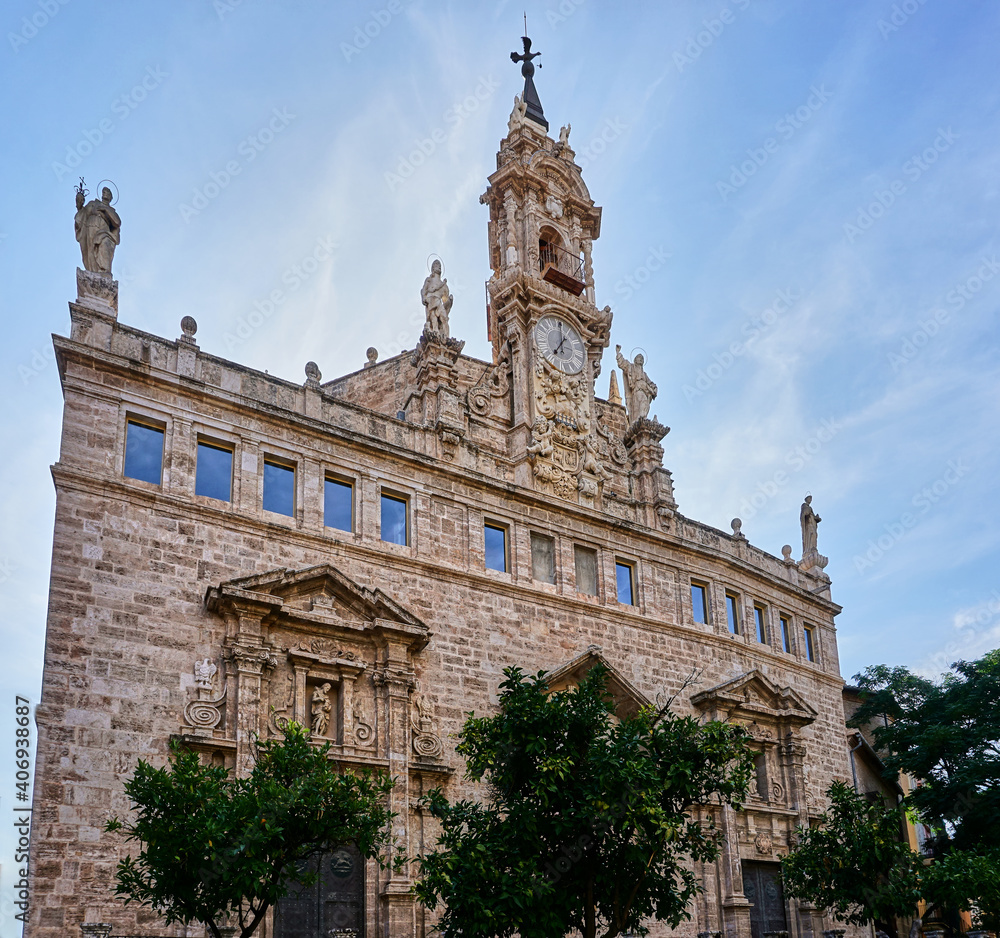 Catholic church of Església de Sant Joan del Mercat in Valencia, Spain