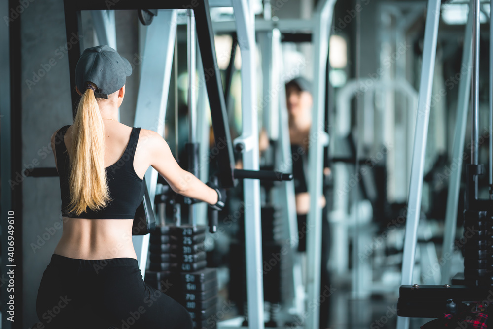 sport woman person exercise in fitness gym, young female training workout sport woman person exercise in fitness gym, young female training workout