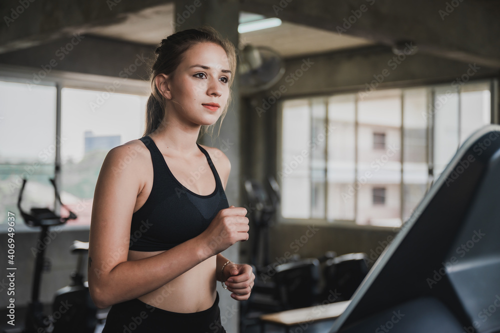 sport woman person exercise in fitness gym, young female training workout sport woman person exercise in fitness gym, young female training workout