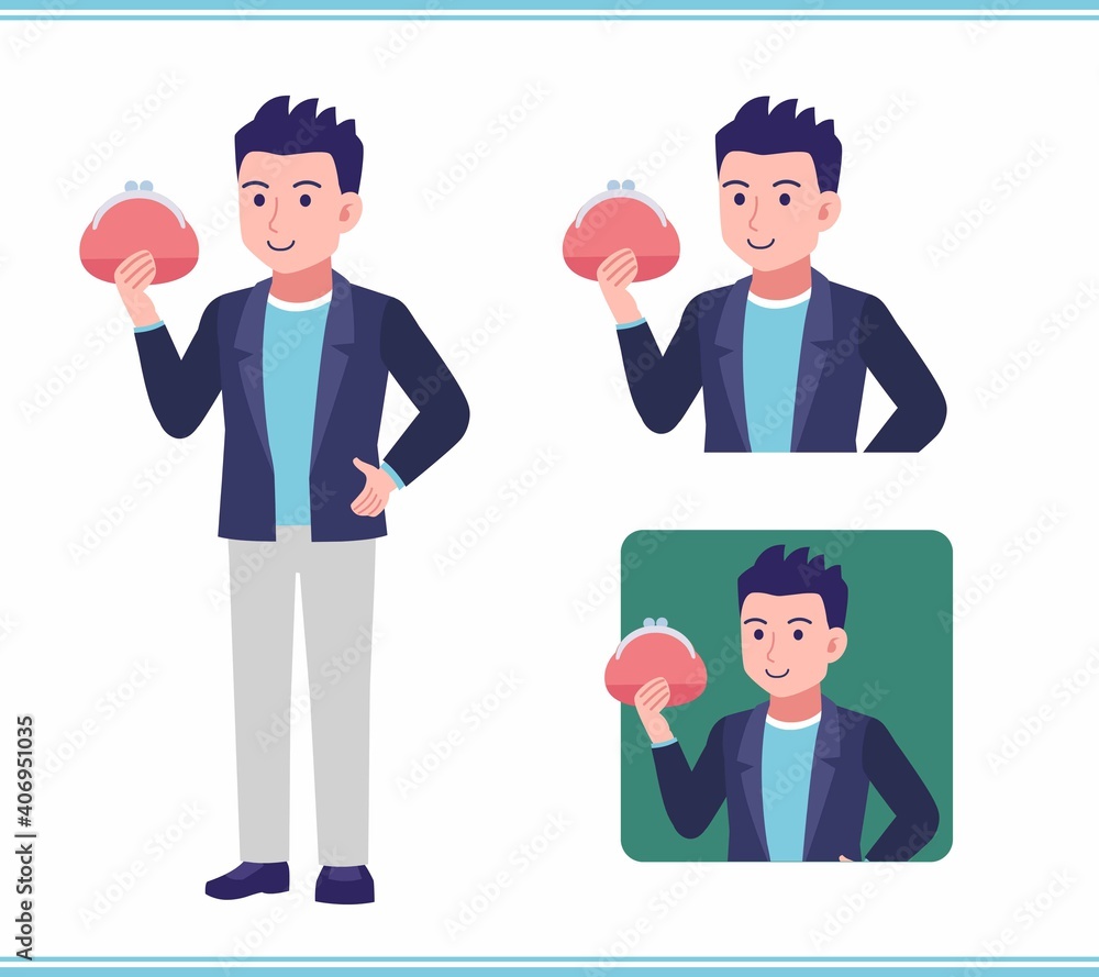Young man in a jacket Young man in a jacket