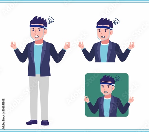 Young man in a jacket