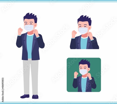 Young man in a jacket