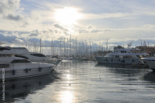 Bilde på lerret Port Canto Cannes City, France