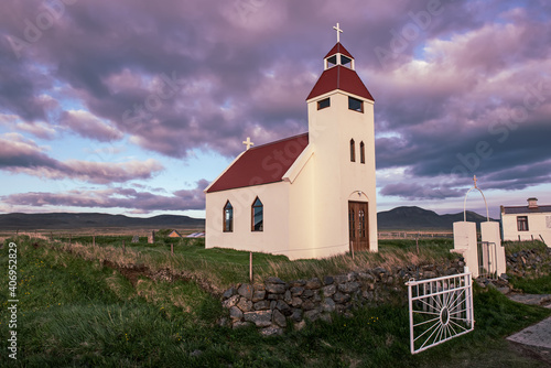 Iceland wooden church © Roxana
