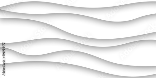 White seamless wave texture pattern background 