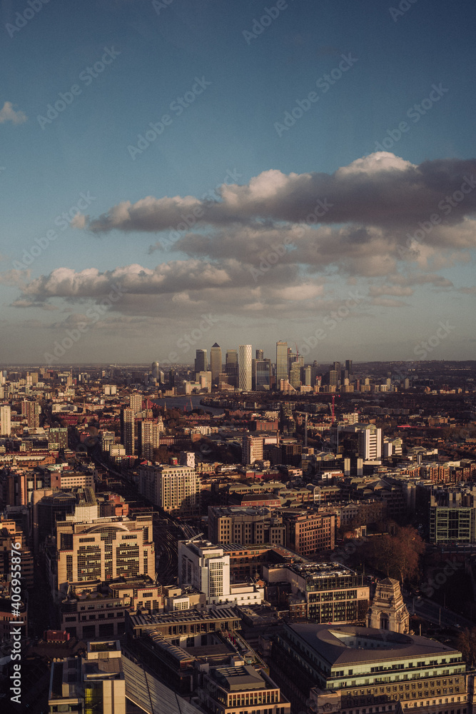 East London from above