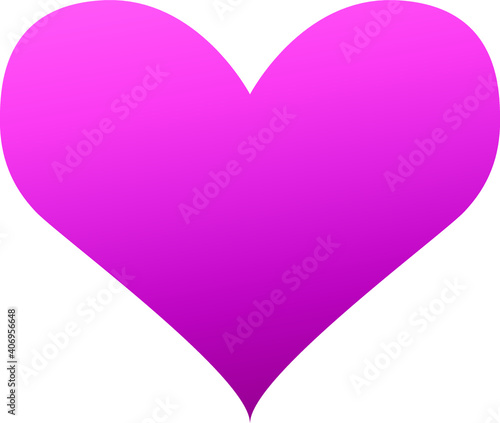 Free Download Single shaded red heart vector shape for valentines day holiday, colorful dark red/black hearts shape with gradient colorization - GFXLoad