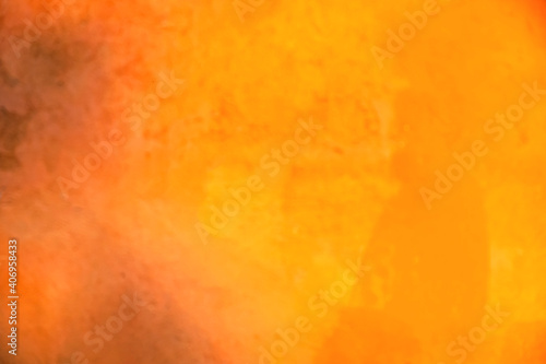 Artistic orange background blur, orange wall art texture and blurred background. The old orange blur background.