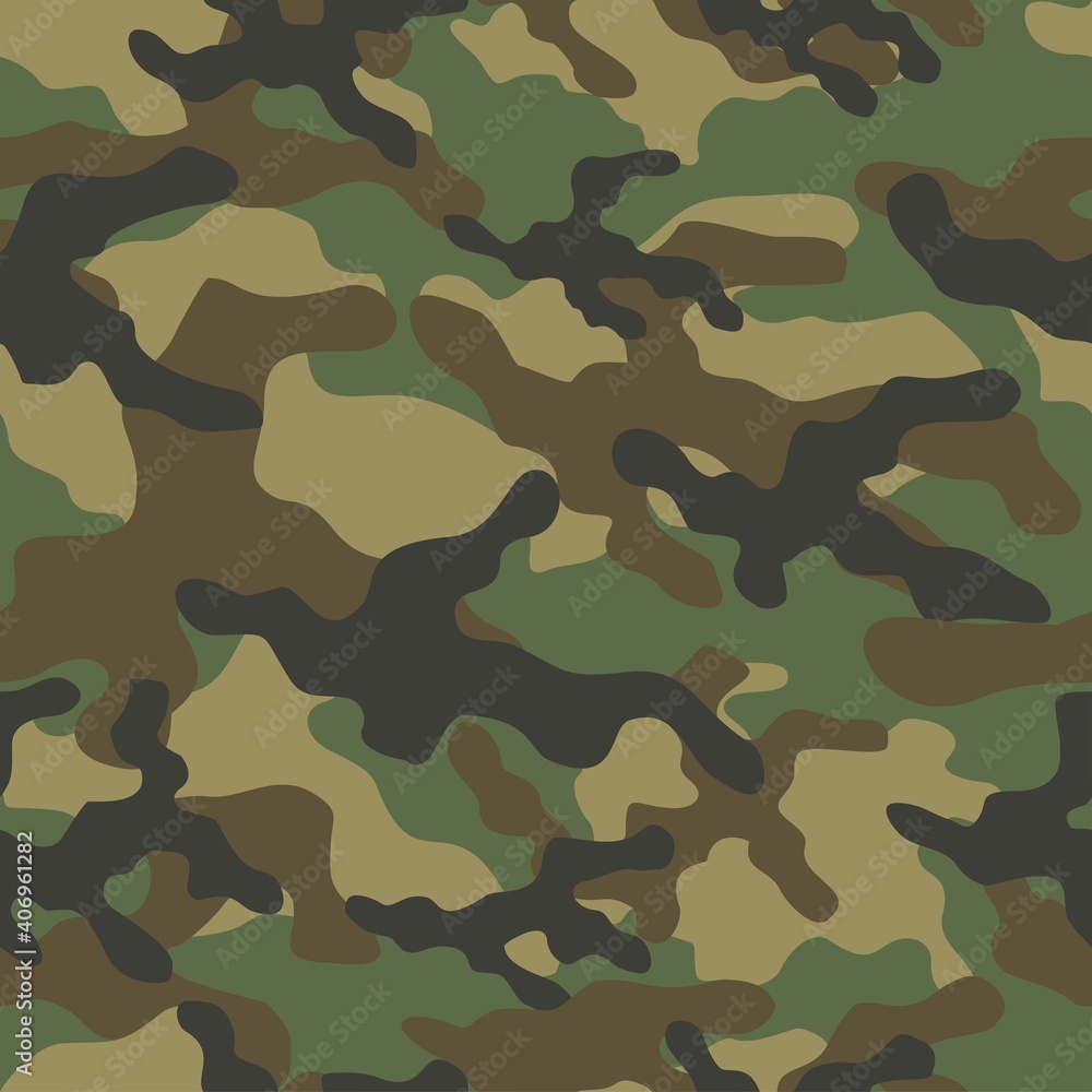 Fototapeta premium military camouflage vector seamless 