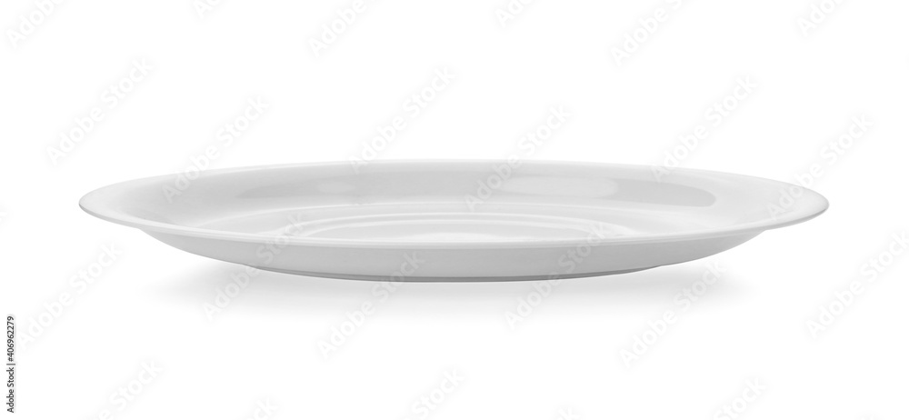 white plate isolated on white background white plate isolated on white background