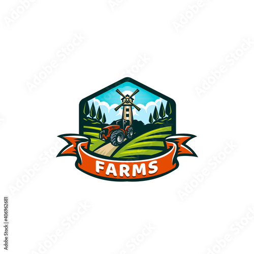 farm 29 Logo Template