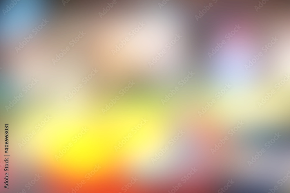 Blur defocused natural background - color gradient copy space.