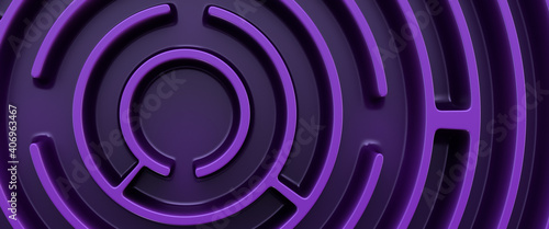 Abstract futuristic background in maze style.