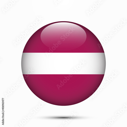 Latvia flag vector circle shape button. Clear circle isolated Latvia flag background button. Transparent glossy glass button. Vector Illustration Free Download Latvia flag vector circle shape button. Clear circle isolated Latvia flag background button. Transparent glossy glass button. Vector Illustration - GFXLoad