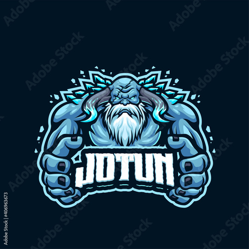 Jotunheim Mascot Logo Template