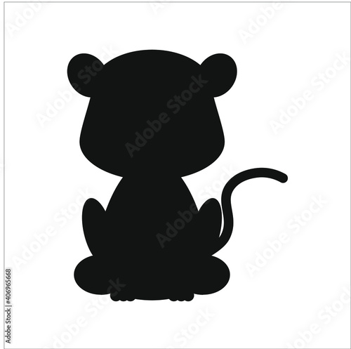 infant black panther baby illustration