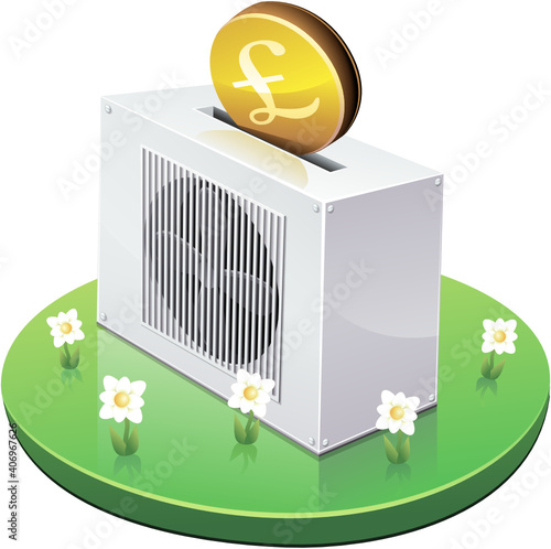 Investing pounds in a heat pump (cutout)