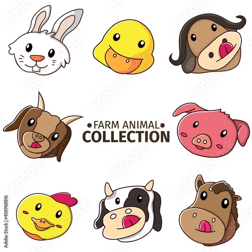 Animal farm face collection bundle