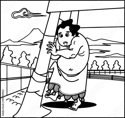 弱い力士