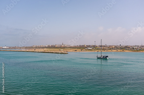 The harbour and port at Rabat