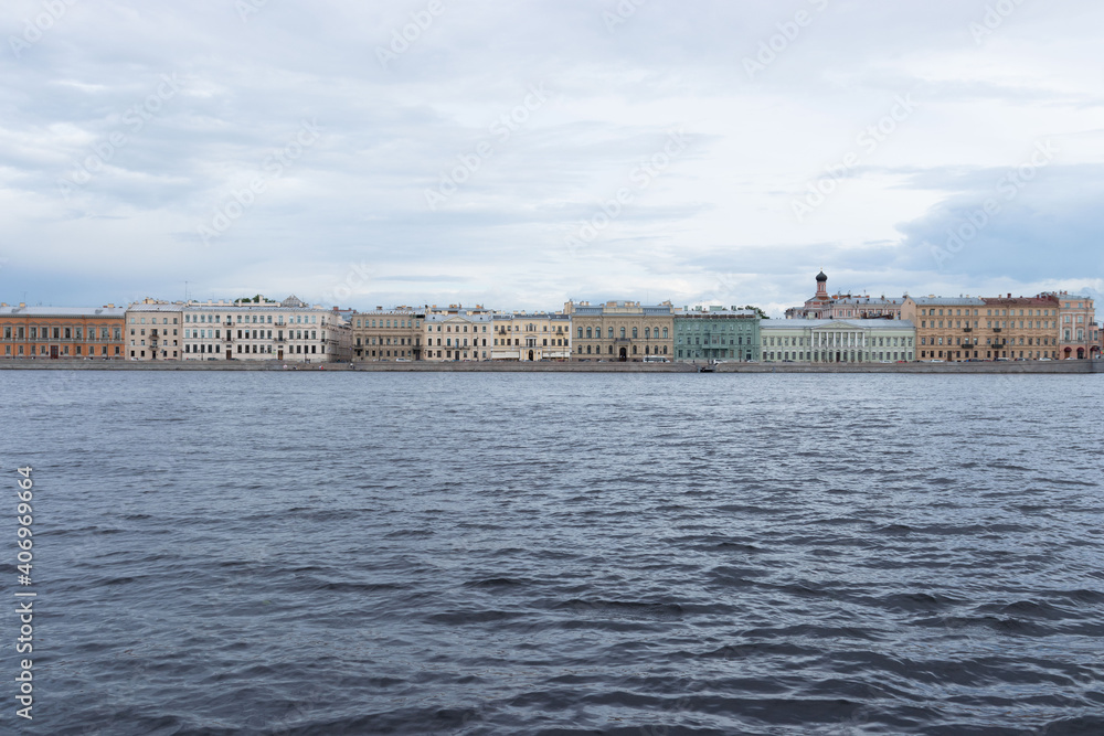 Obraz premium Neva, English Embankment, St. Petersburg