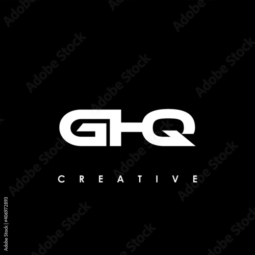 GHQ Letter Initial Logo Design Template Vector Illustration	
