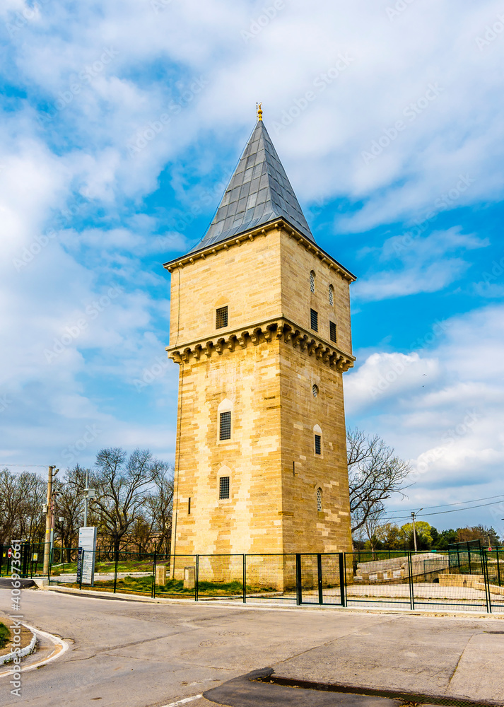 Tower of Justice in Sarayici Arena of Edirne City