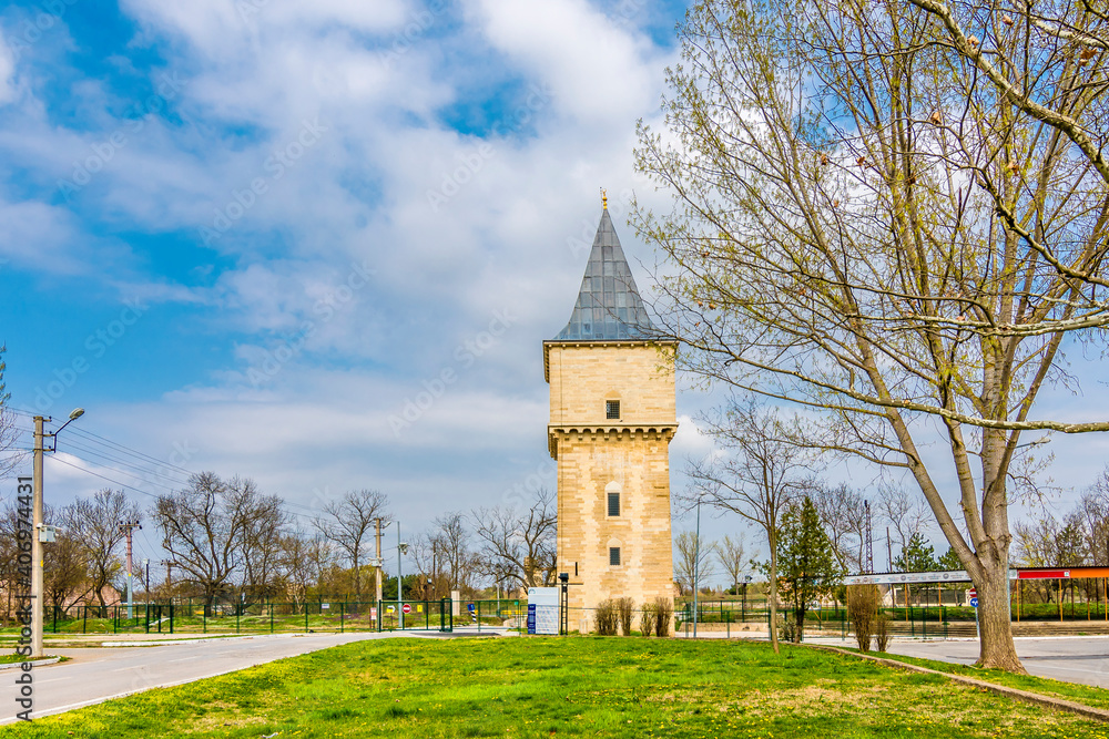 Tower of Justice in Sarayici Arena of Edirne City