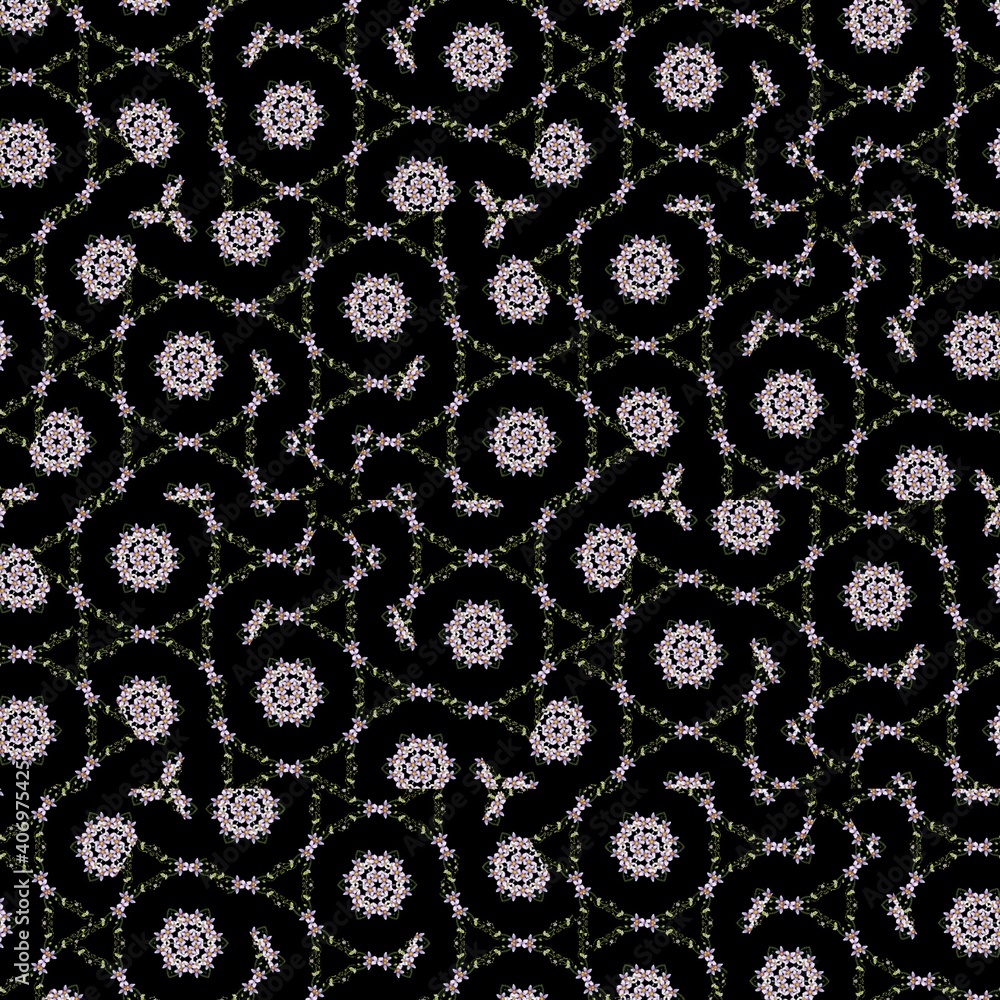 Seamless abstract contemporary pattern shapes design for background, scarf pattern texture for print on cloth, cover photo, website, mandala decoration, retro, vintage, trend, 3d illustration, baroque Seamless abstract contemporary pattern shapes design for background, scarf pattern texture for print on cloth, cover photo, website, mandala decoration, retro, vintage, trend, 3d illustration, baroque