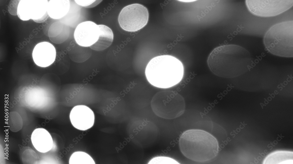 Black and white bokeh background Black and white bokeh background