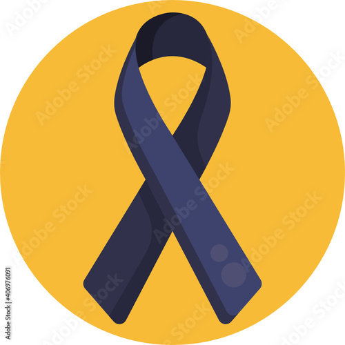 funeral icon. outline thin line icon. vector. illustration 