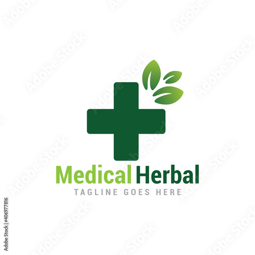 Medical leaf earth nature save logo icon vector template.