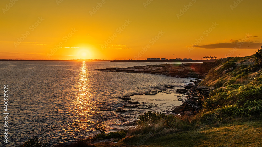 Sunset at La Perouse, NSW National Parks, Golden hour, Vivid Colors 