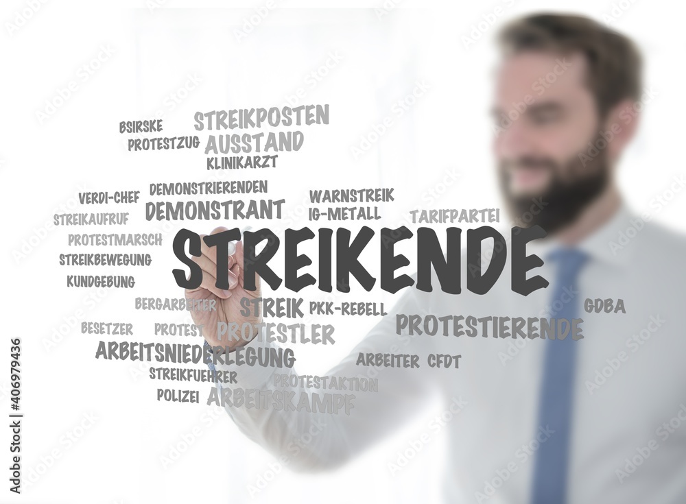 Streikende