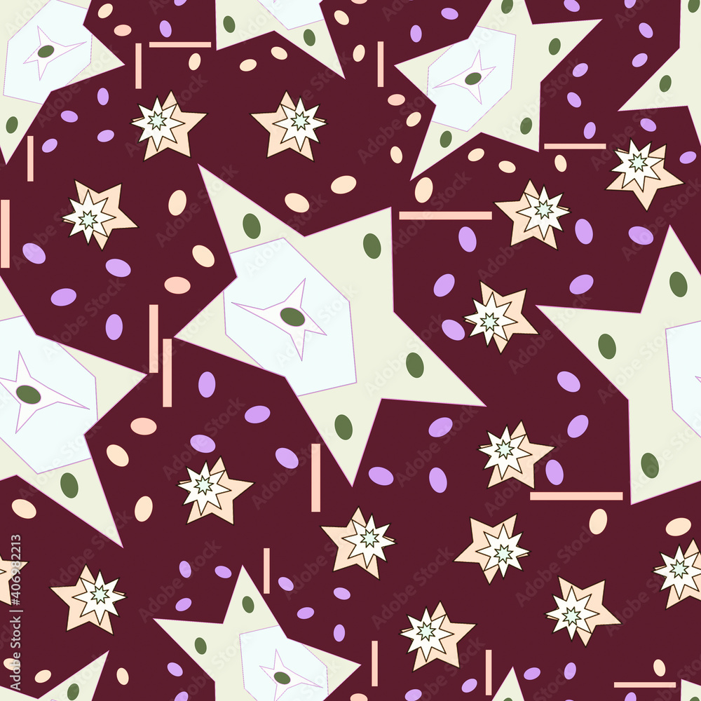 Interstellar seamless pattern, watercolor art. Interstellar seamless pattern, watercolor art.