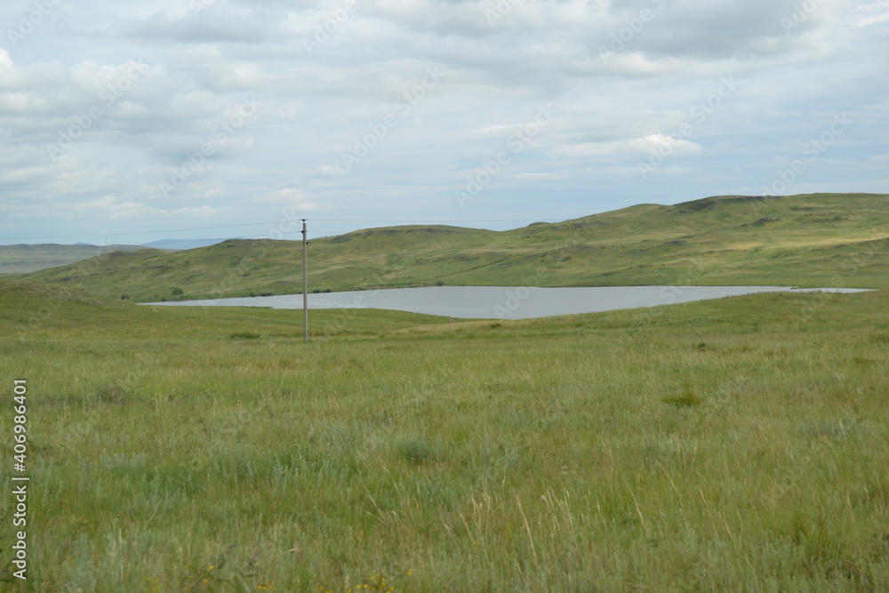 landscape with lake landscape with lake