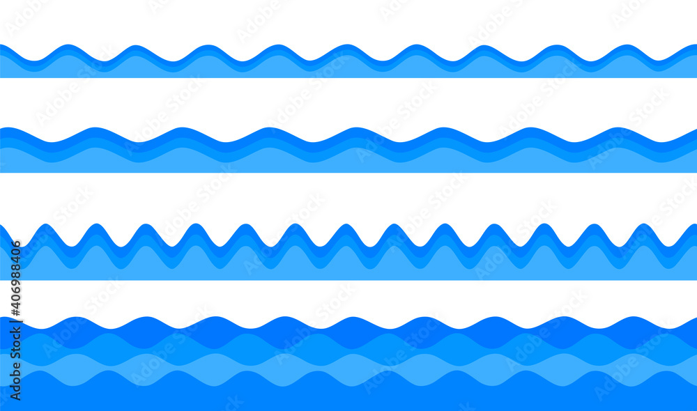 Freshness natural theme, a Fresh Water background of blue. Elements design seamless wave Freshness natural theme, a Fresh Water background of blue. Elements design seamless wave