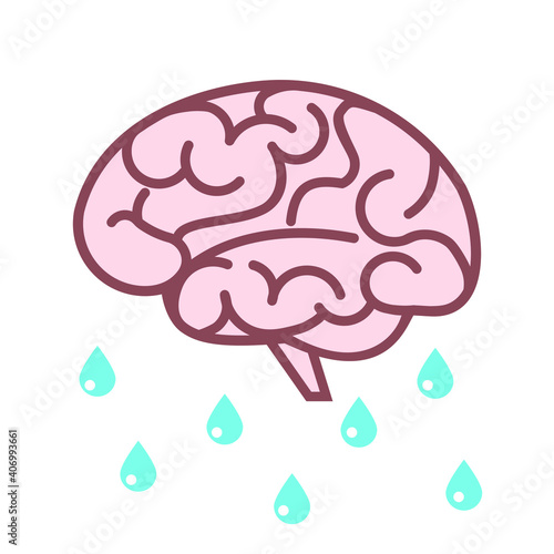 brain storm concept, vector illustration 