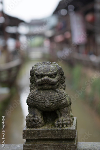 Portrait of Lion statue