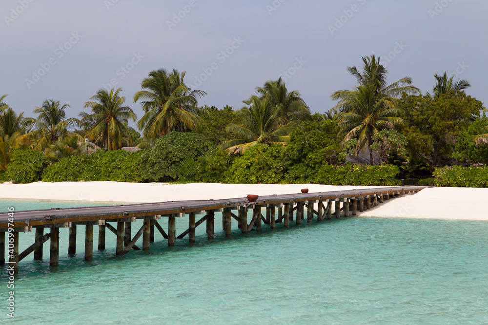 The scenery of Maldives