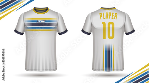 Soccer jersey template sport t shirt design