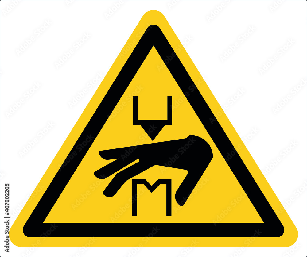 Be careful with your hand being crushed. Be careful with your hand being crushed.