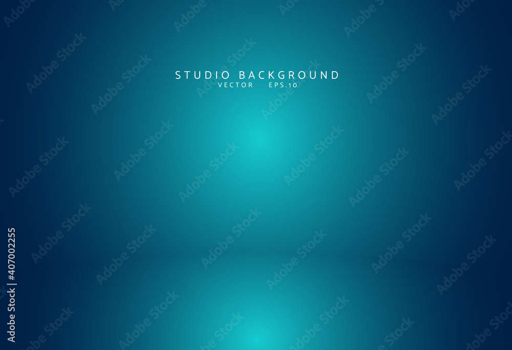 Empty blue studio room Backdrop. Light interior with copyspace for your creative project . Vector illustration EPS 10 Empty blue studio room Backdrop. Light interior with copyspace for your creative project . Vector illustration EPS 10